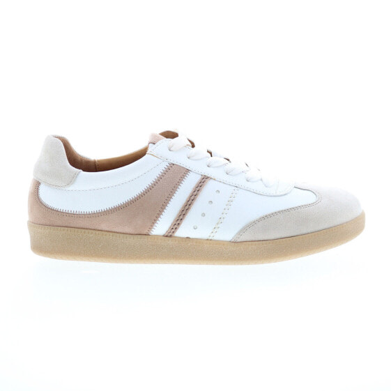 Gabor 43-300-14 Womens Beige Leather Lace Up Lifestyle Sneakers Shoes