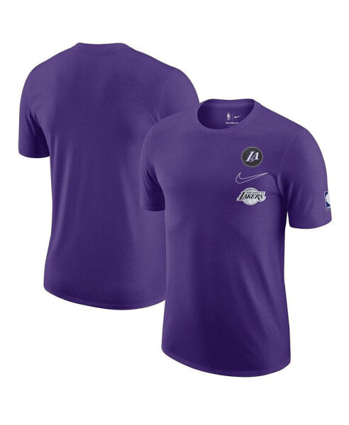 Men's Purple Los Angeles Lakers 2022/23 City Edition Courtside Max90 Vintage-Like Wash T-shirt