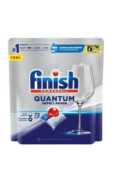 Таблетки для посудомоечных машин Finish Quantum  72