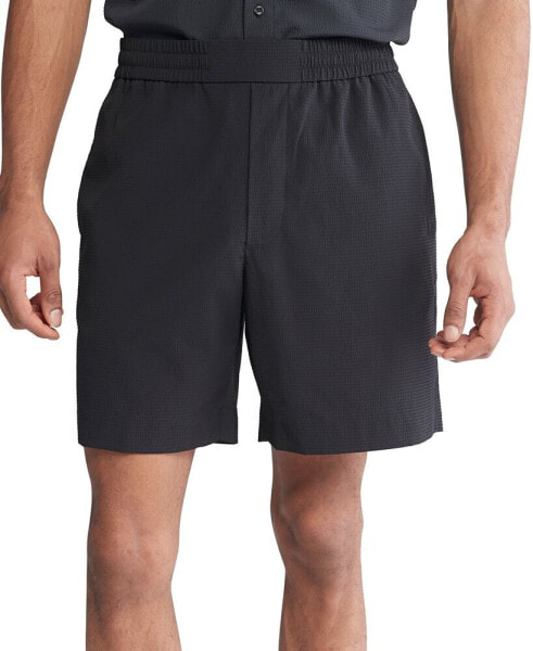 Men's Classic-Fit Textured 7" Seersucker Shorts