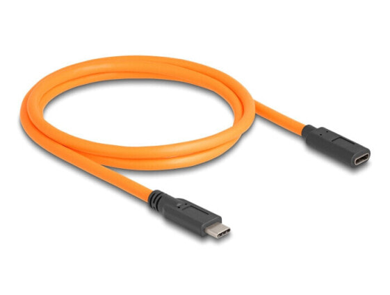 Delock 87960 - USB 3.0 Kabel C Stecker auf Buchse Tethered Shooting 1 m - Cable - Digital