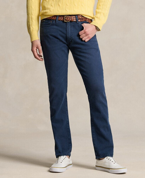 Men's Varick Slim Straight Garment-Dyed Jeans