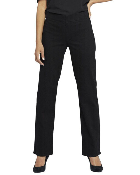 Nydj Bailey Black Rinse Straight Jean Women's