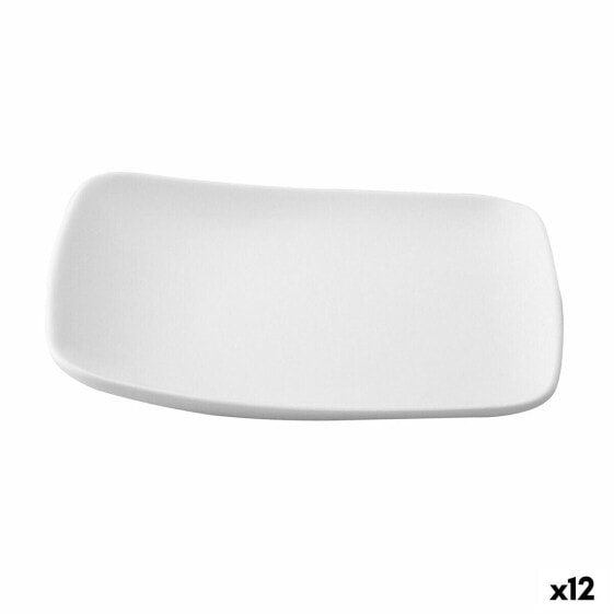 Тарелки для десертов Ariane Vita Керамические Белые (20 x 17 cm) (12 штук)