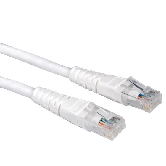 VALUE Patchkabel Kat.6 Utp weiß 7 m - Cable - Network