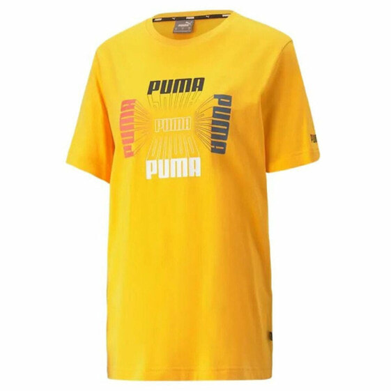 Футболка мужская Puma Essential Logo Repeat Graphic Желтая