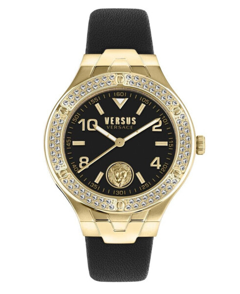 Часы Versace Vittoria Black Leather 38mm