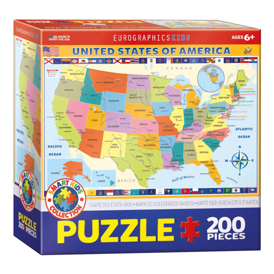 Puzzle Karte der Vereinigten Staaten
