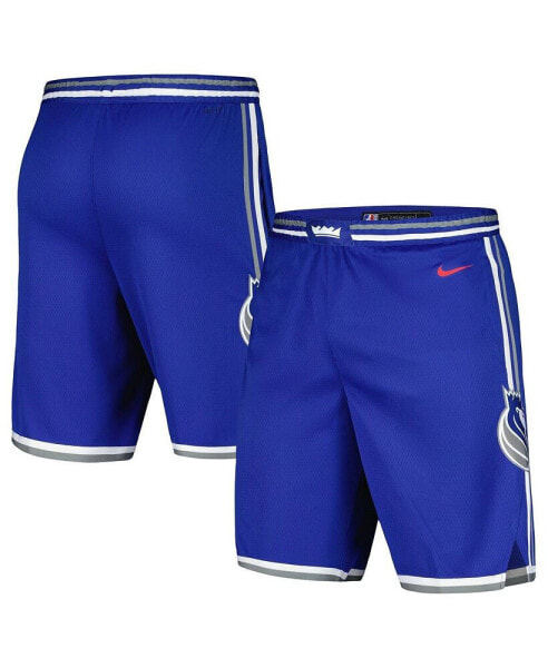 Шорты мужские Nike Sacramento Kings 2023/24 Городская коллекция синие