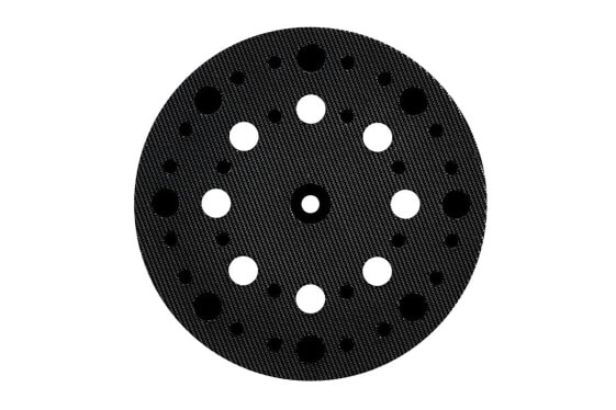 Metabo Sanding pad 125 mm - "multi-hole" - medium - SXE 425/ 3125 (630261000) - Sanding disc - SXE 425 TurboTec / SXE 3125 / SXA 18 LTX 125 BL - Black - Round - 12.5 cm