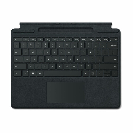 Клавиатура с тачпадом Surface Pro 8/Pro X Microsoft 8XB-00012 испанский Чёрный Испанская Qwerty QWERTY