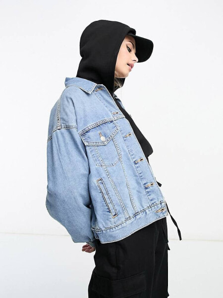 Levi's trucker denim jacket in mid wash blue