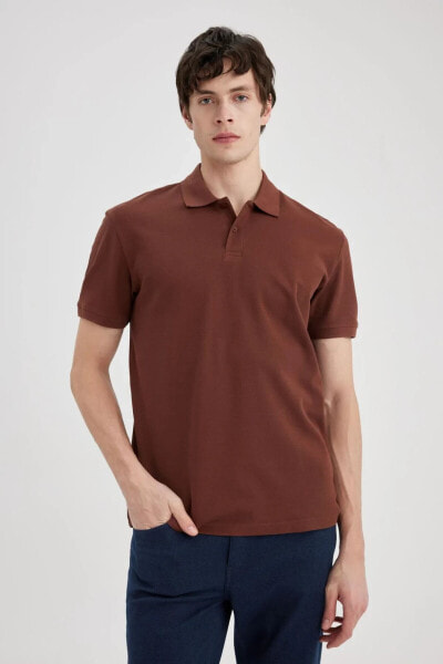 New Regular Fit Kısa Kollu Polo Tişört C1293ax24sp