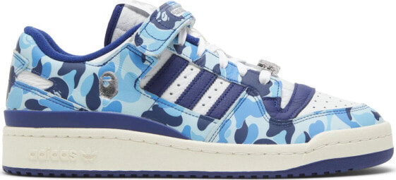 [ID4772] Mens Adidas Forum 84 Low 'Bape 30th Anniversary Blue Camo'