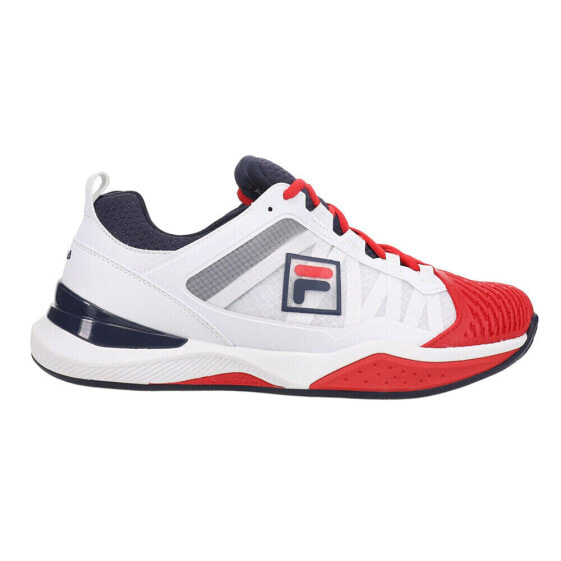 Fila Speedserve Energized Tennis Mens Red, White Sneakers Athletic Shoes 1TM017