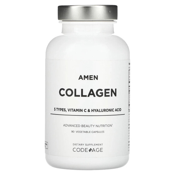 Капсулы для мышц и суставов CodeAge с коллагеном, витамином C и гиалуроновой кислотой, 90 шт.