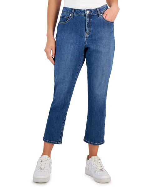 Women's Mid-Rise Curvy Capri Jeans, Created for Macy's