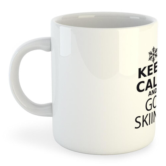 KRUSKIS 325ml Keep Calm and Go Skiing Mug