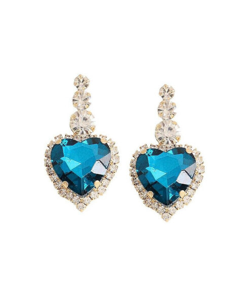 Women's Heart Drop Earrings