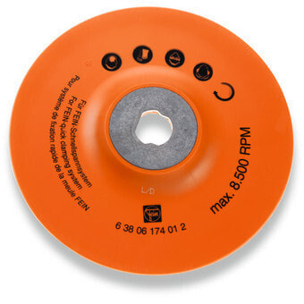 Fein 63806174012 - Polishing disc - 18 cm - Orange