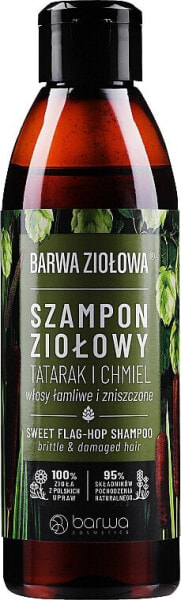 Shampoo für strapaziertes Haar mit Kalmus- und Hopfenextrakt