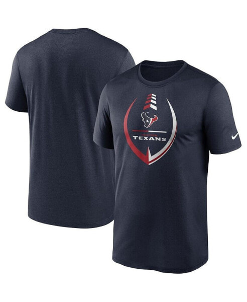 Men's Navy Houston Texans Icon Legend Performance T-shirt