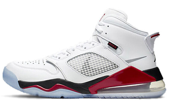 Кроссовки Nike Air Jordan Mars 270 White Fire Red (Белый)