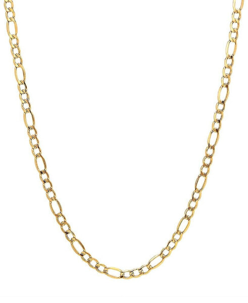 20" Figaro Link (5-3/4mm) Chain Necklace in 14k Gold