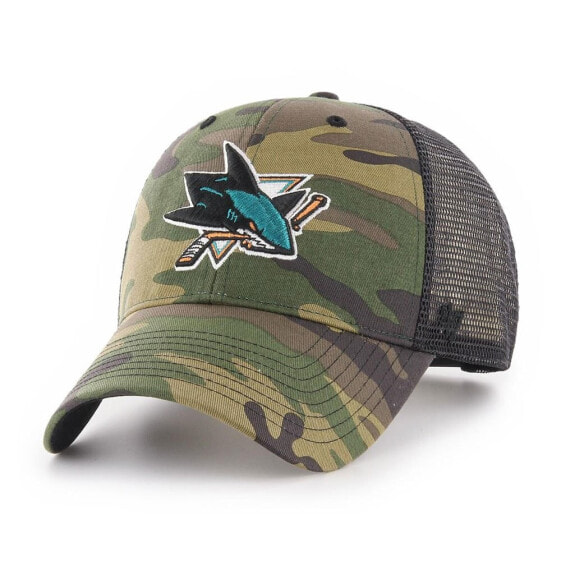 47 NHL San Jose Sharks Camo Branson MVP Cap