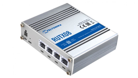 Teltonika RUTX08 - Ethernet WAN - Gigabit Ethernet - Grey