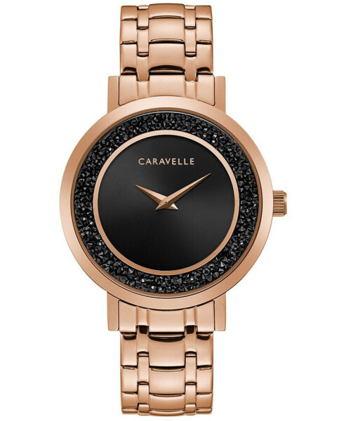 Часы Caravelle Rose Gold Tone 36mm