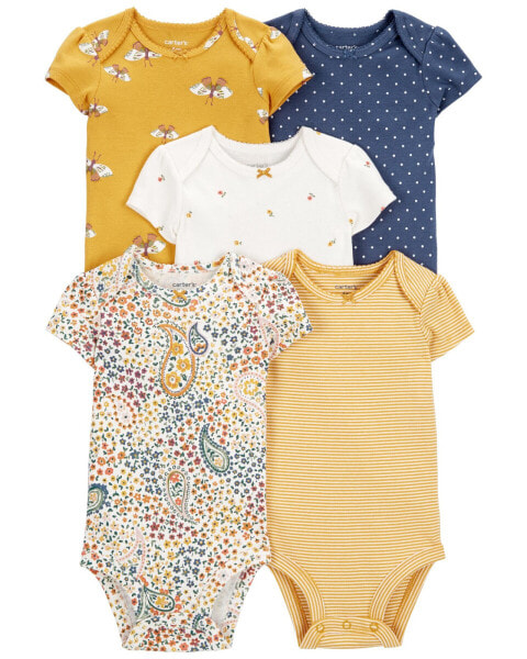 Baby 5-Pack Short-Sleeve Original Bodysuits NB