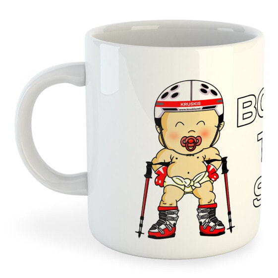 KRUSKIS 325ml Born To Ski Mug