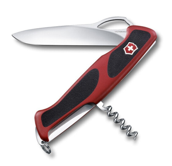 Victorinox RangerGrip 63 - Locking blade knife - Multi-tool knife - Black,Metallic,Red - 5 tools - 13 cm