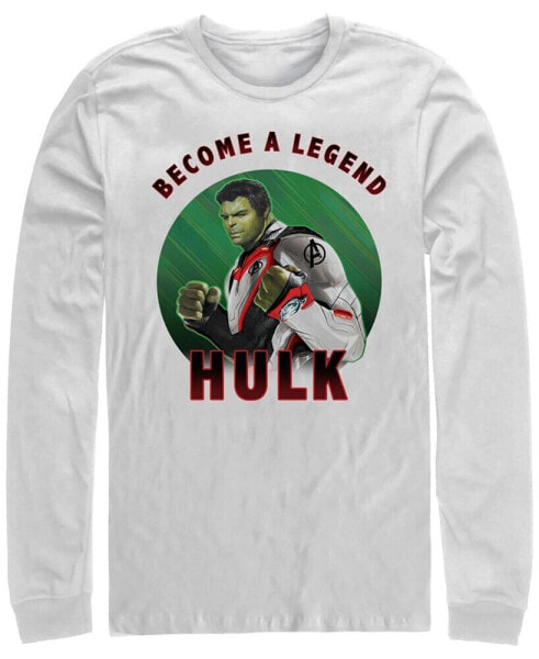 Marvel Men's Avengers Endgame Hulk Legend, Long Sleeve T-shirt