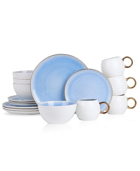 Josephine 16 Pieces Dinnerware Set, Service For 4