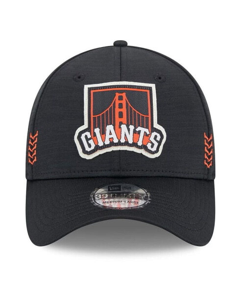 Men's Black San Francisco Giants 2024 Clubhouse 39THIRTY Flex Fit Hat