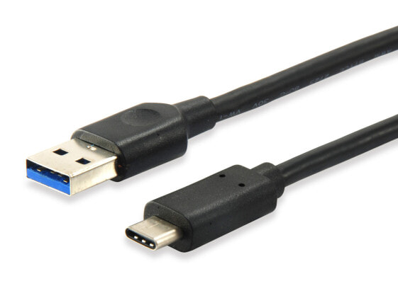 Equip USB 3.0 Type C to Type A Cable - 1.0m - 1 m - USB A - USB C - USB 3.2 Gen 2 (3.1 Gen 2) - Male/Male - Black