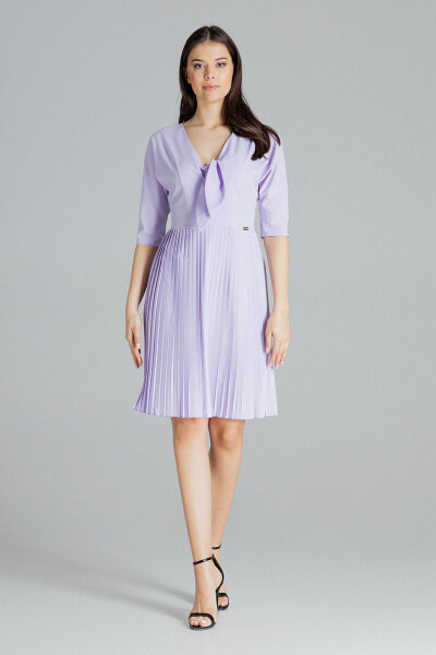 Платье Lenitif Sukienka L076 Фиолетовое