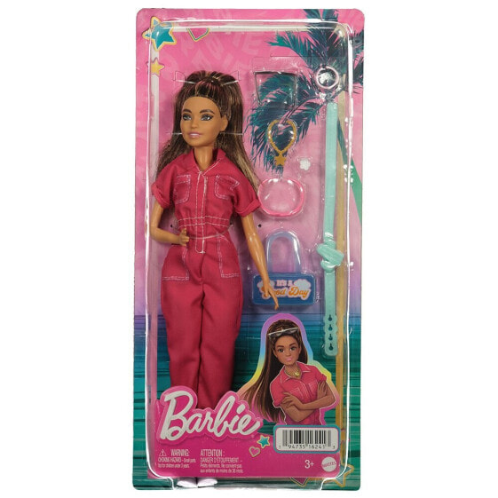 BARBIE Day & Play Fashion Pink Boiler Suit Doll