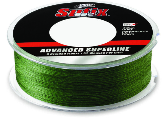 Sufix 832 Braid Fishing Line | Low-Vis Green | 15 lb | 600 yd