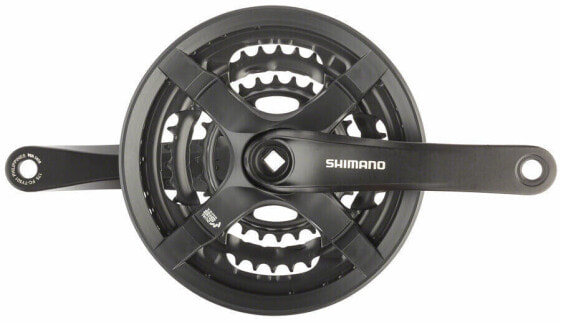 Shimano Tourney FC-TY501 Crankset 175mm, 6/7/8-Speed, 48/38/28t, Square Taper