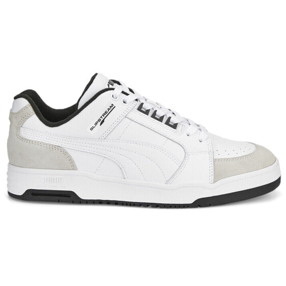 Puma Slipstream Lo Retro Lace Up Mens White Sneakers Casual Shoes 38469205