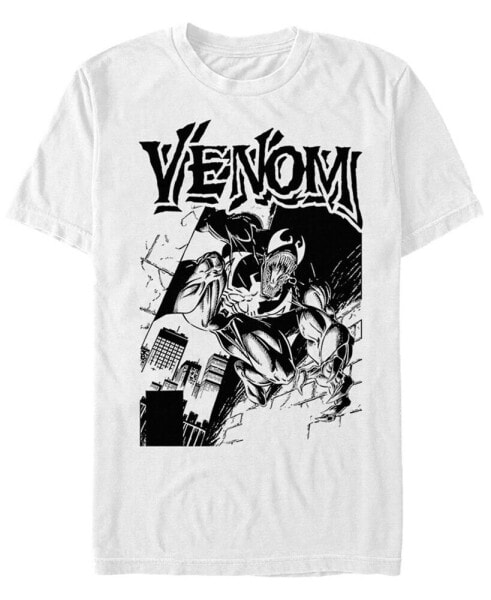 Marvel Men's Comic Collection Venom In The Streets Short Sleeve T-Shirt