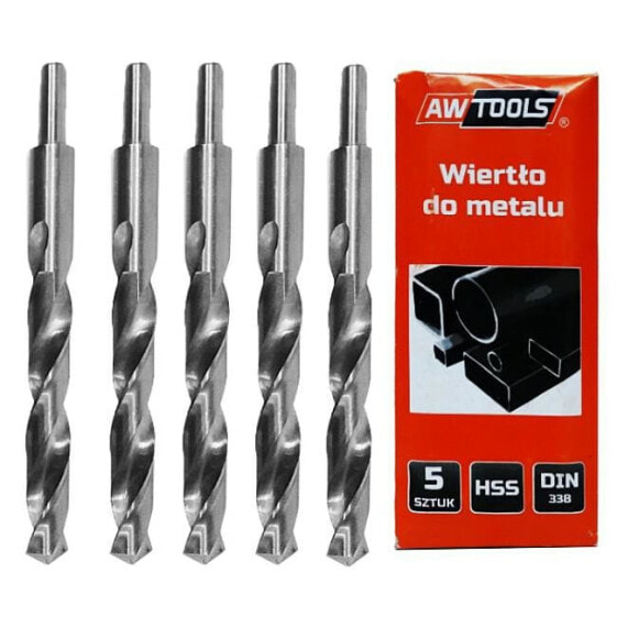 AWTOOLS WIERTŁO METAL BIAŁE PODTACZANE 14,5mm/5szt.