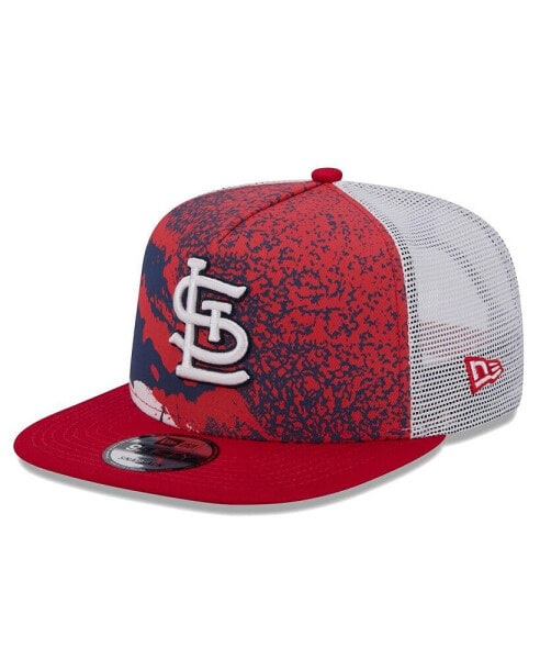 Men's Red St. Louis Cardinals Court Sport 9FIFTY Snapback Hat