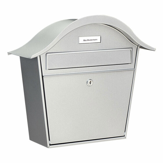 Burg-Wächter Holiday 5842 SI - Wall-mounted mailbox - Steel - Silver - Vertical - Key - 1 pc(s)