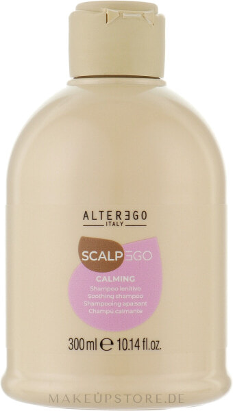 Beruhigendes Shampoo für empfindliche Kopfhaut - Alter Ego ScalpEgo Calming Soothing Shampoo 300 ml