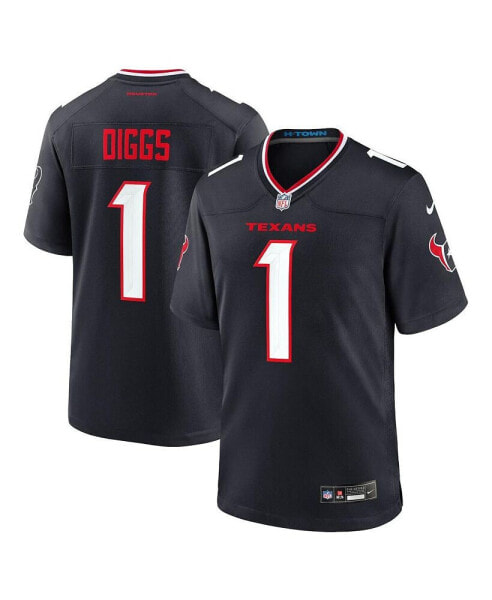 Men's Stefon Diggs Navy Houston Texans Game Jersey