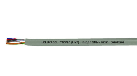 Helukabel 18089 - Low voltage cable - Grey - Polyvinyl chloride (PVC) - Polyvinyl chloride (PVC) - Cooper - -5 - 80 °C